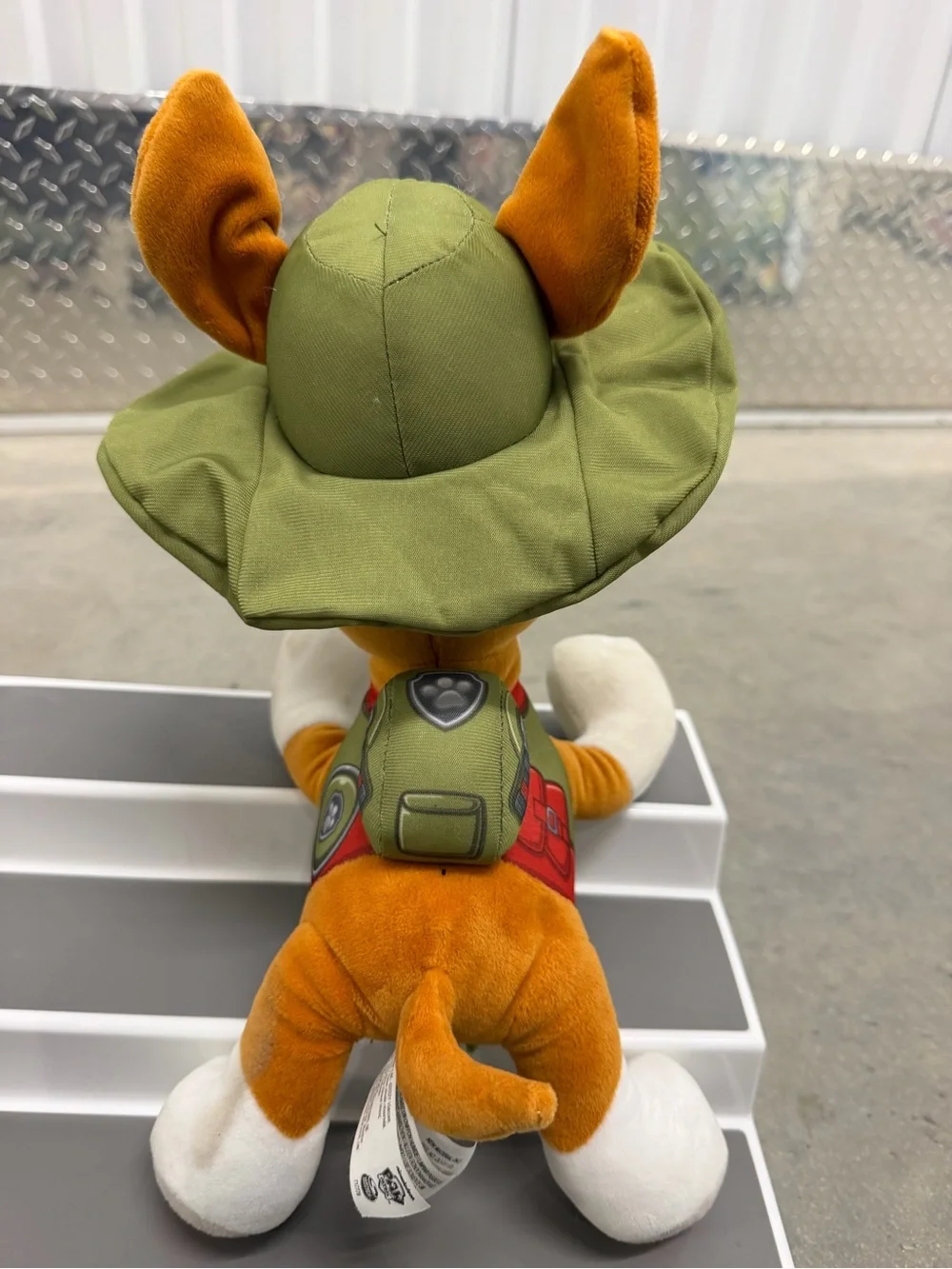 Paw Patrol Rocky Plush Toy - Green, White, Brown, Orange Talks
